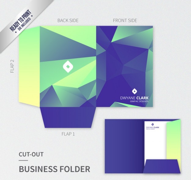 custom printed pocket folders